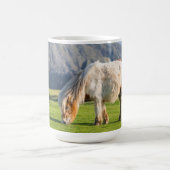 Shetland Pony auf der Alp Piazza della Riforma Kaffeetasse (Mittel)