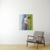 Shetland Pony auf der Alp Piazza della Riforma Wandteppich (Beispiel)