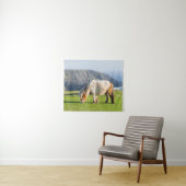 Shetland Pony auf der Alp Piazza della Riforma Wandteppich (Beispiel (Horizontal))