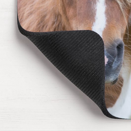 Shetland Pony auf der Insel Unst Mousepad (Ecke)