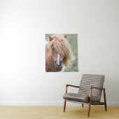 Shetland Pony auf der Insel Unst Wandteppich (Beispiel)