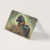 Shetland Pony Christmas Card (Vorderseite)