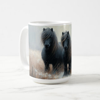 Shetland Pony (Coffee Tasse No1) Set von sechs She