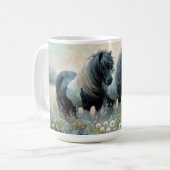 Shetland Pony (Coffee Tasse No2) Set von sechs She (Vorderseite Links)