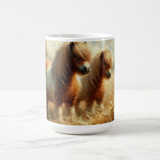 Shetland Pony (Coffee Tasse No4) Set von sechs She
