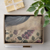 Shetland Pony Floral Decoupage Seidenpapier (Geschenk)