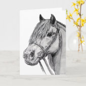 Shetland Pony Karte (Gelbe Blume)