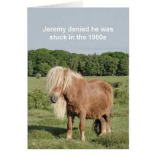 Shetland-Pony-Karte