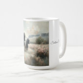 "Shetland Pony" (Nr. 2 eines Set) Kaffee-Tasse Kaffeetasse (VorderseiteRechts)
