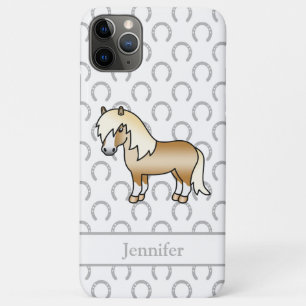 Shetland-Pony Palomino Süße Cartoon-Illustration Case-Mate iPhone Hülle