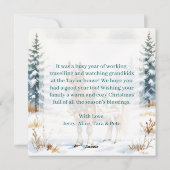 Shetland Pony Personalisiert Weihnachten (Rückseite)