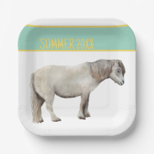 Shetland Pony Picknick-Papierteller Pappteller