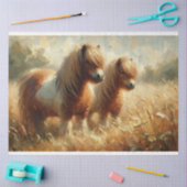 Shetland Pony Summertime Decoupage Seidenpapier (Basteln)