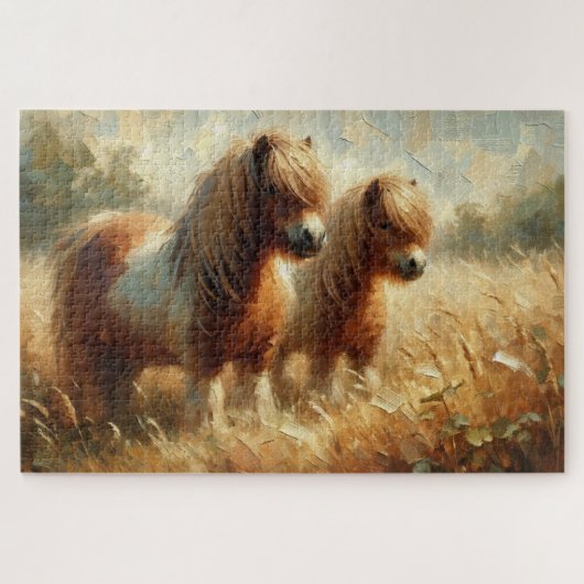 Shetland Pony Summertime Jigsaw Puzzle (Horizontal)