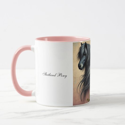 Shetland Pony Tasse (Links)