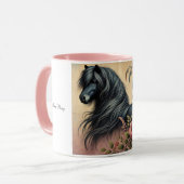 Shetland Pony Tasse (Vorderseite Links)