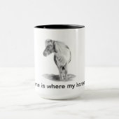 Shetland Pony Tasse (Zentrum)