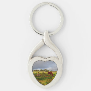Shetland Ponys und Kastanien, Keyring Schlüsselanhänger