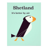 Shetland Puffin Vintage Fotodruck (Vorne)