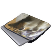 Shetland-Schäferhund Betteln Laptopschutzhülle (Vorne Knopf)