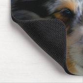 Shetland Sheepdog Art Mousepad (Ecke)