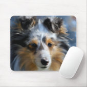 Shetland Sheepdog Art Mousepad (Mit Mouse)