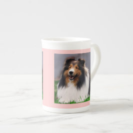 Shetland Sheepdog Art Porzellantasse