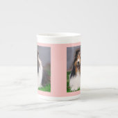Shetland Sheepdog Art Porzellantasse (Vorderseite)