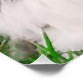 Shetland Sheepdog Art Poster (Ecke)