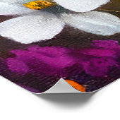 Shetland Sheepdog auf einem Paddel: Ein Landschaft Poster (Ecke)