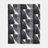 Shetland Sheepdog Augen Fleecedecke (Vorderseite)