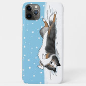 Shetland Sheepdog Blue Merle Sheltie Dog Holiday Case-Mate iPhone Hülle (Rückseite)