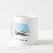 Shetland Sheepdog Blue Merle Sheltie Dog Holiday Kaffeetasse (Vorderseite Links)