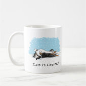 Shetland Sheepdog Blue Merle Sheltie Dog Holiday Kaffeetasse (Links)