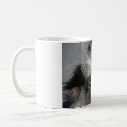 Shetland Sheepdog Blue Tri Kaffeetasse (Links)