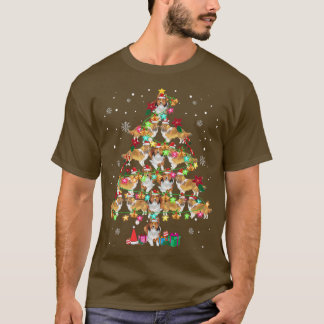 Shetland Sheepdog Christmas Tree Funny Sheltie Chr T-Shirt