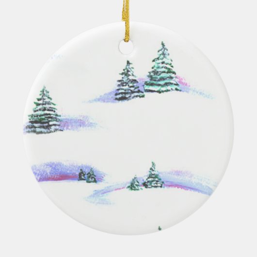 Shetland Sheepdog Circle Ornament (Hinten)