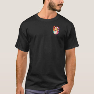 Shetland Sheepdog Dog in Ihrem Pocket Weihnachtssp T-Shirt