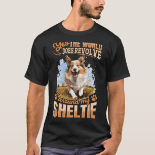 Shetland Sheepdog Dog Sheltie - Ja, die Welt tut T-Shirt