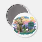 Shetland Sheepdog (dreistöckige Farbe) Magnet (Vorderseite/Rückseite)