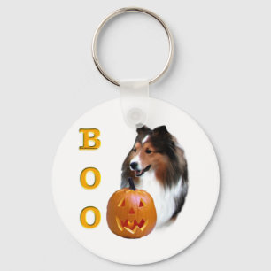 Shetland Sheepdog (Einmal) Boo Schlüsselanhänger
