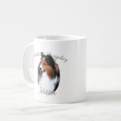 Shetland Sheepdog (Einmal) Mama 2 Kaffeetasse (Vorderseite Links)