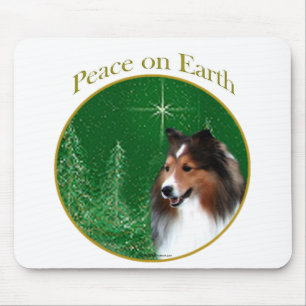 Shetland Sheepdog (Einmal) Peace Mousepad