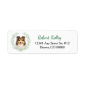 Shetland Sheepdog Eukalyptusblatt-Kranz (Vorne)