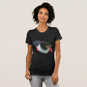 Shetland Sheepdog-Flagge T-Shirt (Vorne ganz)