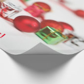 Shetland Sheepdog Frohe Weihnachtswrapping Paper Geschenkpapier (Ecke)