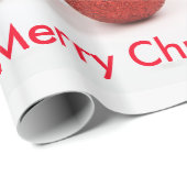 Shetland Sheepdog Frohe Weihnachtswrapping Paper Geschenkpapier (Rolleneckpunkt)