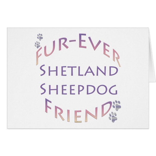 Shetland Sheepdog Furever Friend (Vorderseite (Horizontal))