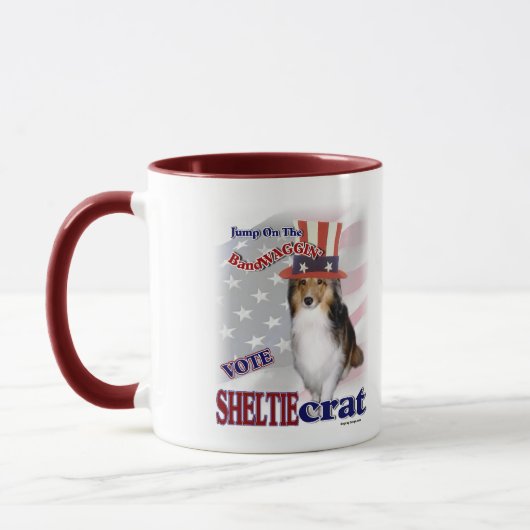 SHETLAND SHEEPDOG Geschenke Tasse (Links)
