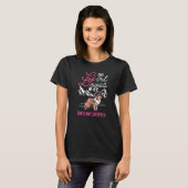 Shetland Sheepdog Girl Mini Collie Sheltie   T-Shirt (Vorne ganz)
